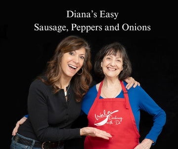 Diana’s Easy Sausage, Peppers and Onions