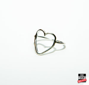 Heart Ring, Silver